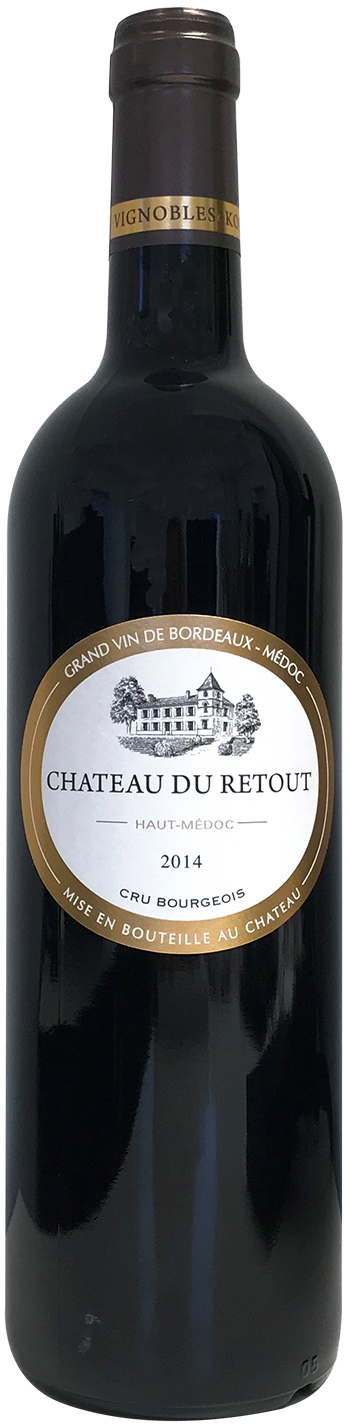 Chateau du Retout Haut-Médoc Cru Bourgeois 2014 wine bottle