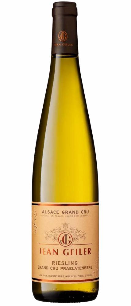 2021 Riesling Alsace Grand Cru Praelatenberg Cave Jean Geiler wine bottle