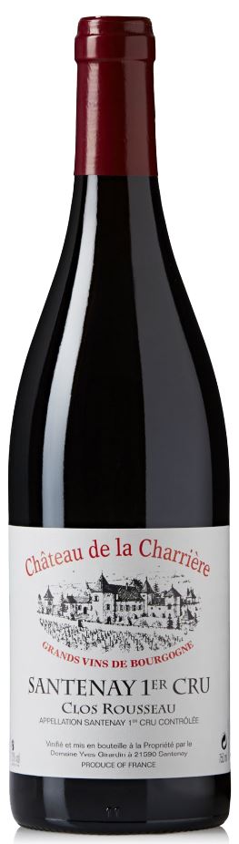 Château de la Charrière (Domaine Yves Girardin) Santenay 1er Cru Clos Rousseau 2021 wine bottle
