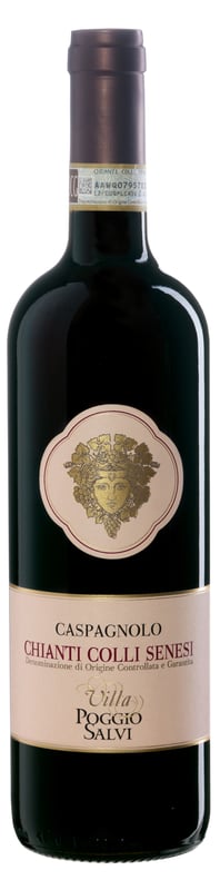 Villa Poggio Salvi Chianti Colli Senesi Caspagnolo 2022 wine bottle