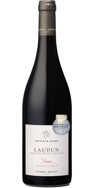 Gabriel Meffre, Nuances Cotes du Rhone Villages Laudun 2019 wine bottle
