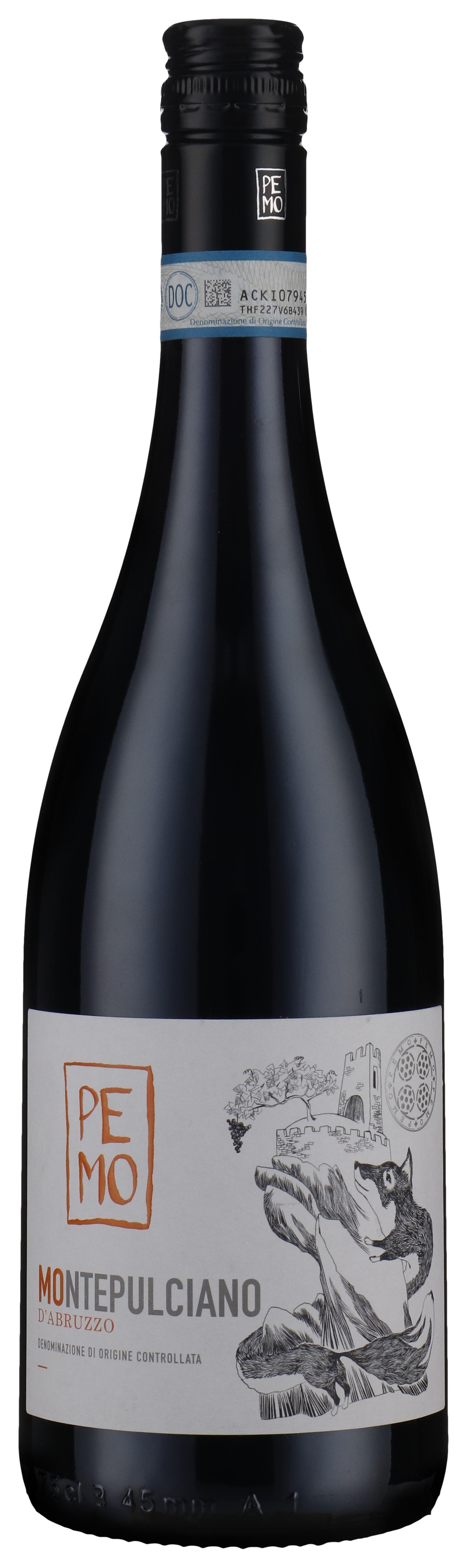 Montepulciano d'Abruzzo 2023 wine bottle