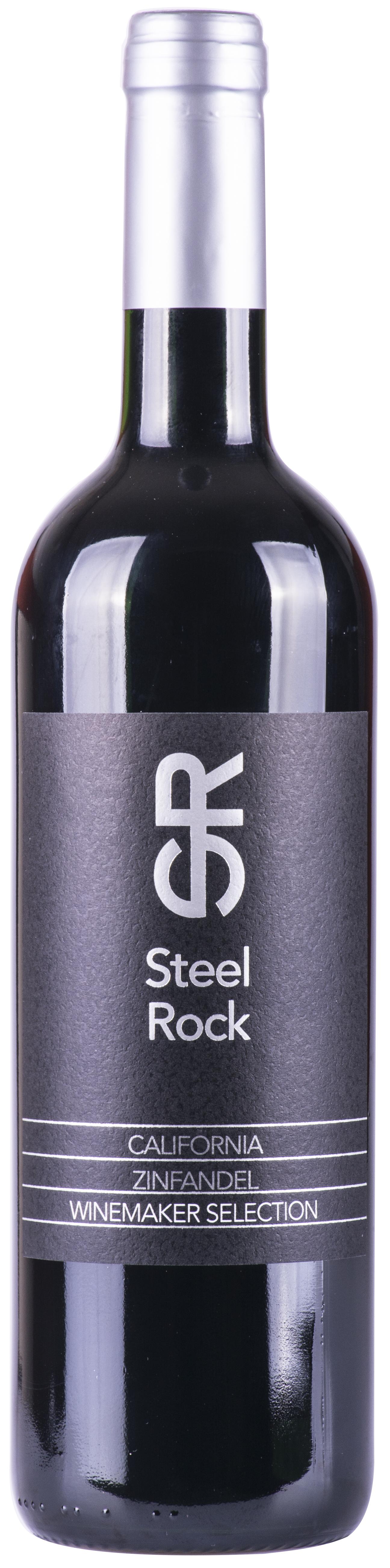 Steel Rock Zinfandel 2015 wine bottle