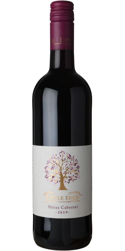 Little Eden, Shiraz Cabernet wine bottle