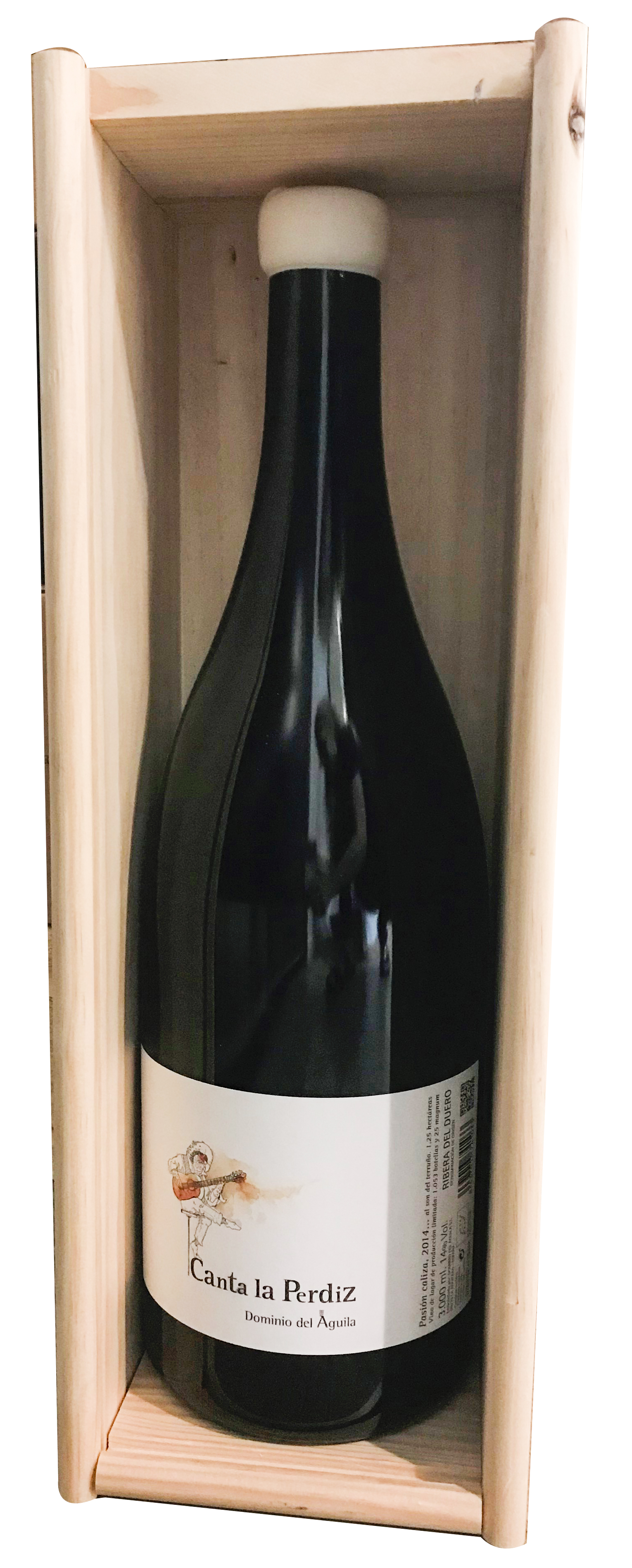 Canta la Perdiz 2014 ØKO, Dominio del Aguila, Dobbelt Magnum wine bottle