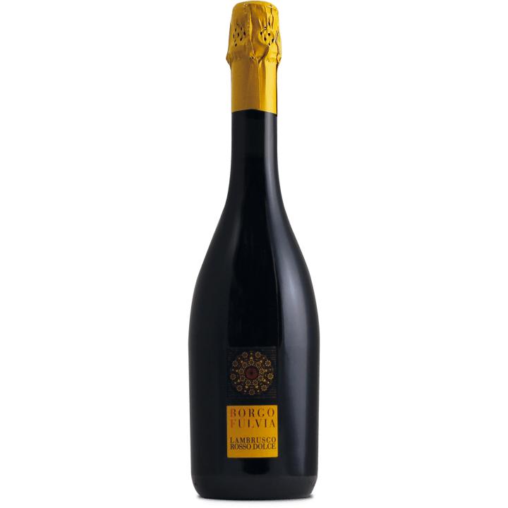 Borgofulvia Lambrusco Rosso Dolce wine bottle