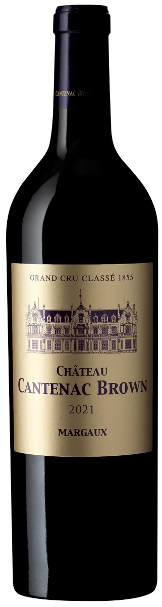 Chateau Cantenac Brown Margaux 3. Cru Classé 2021 i trækasse wine bottle