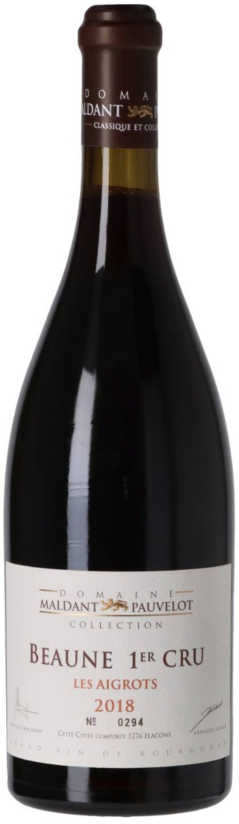 Domaine Maldant-Pauvelot Beaune 1er Cru Les Aigrots 2018 wine bottle