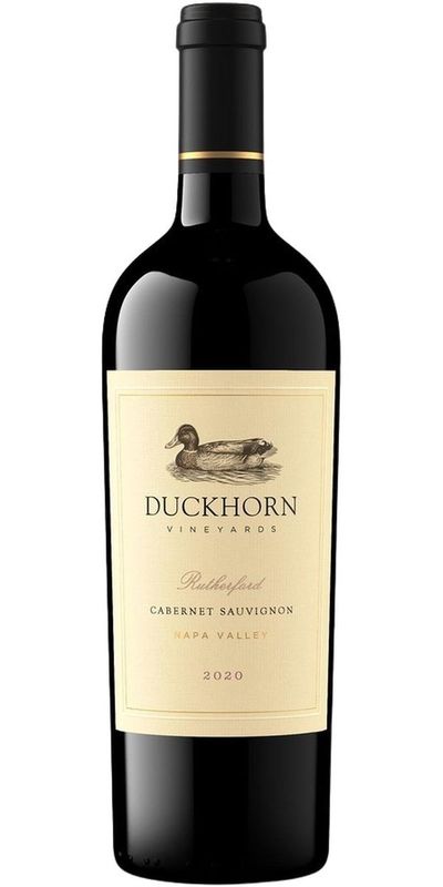 Duckhorn, Rutherford Napa Valley Cabernet Sauvignon 2020 wine bottle