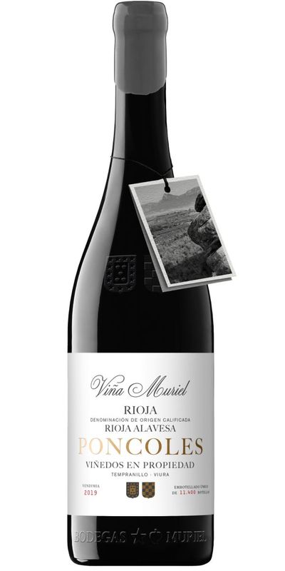 Vina Muriel, Rioja Poncoles 2019 wine bottle