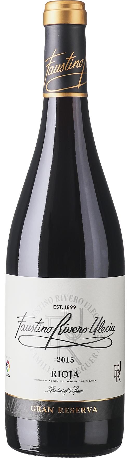 Faustino Rivero Ulecia DO Rioja Gran Reserva wine bottle