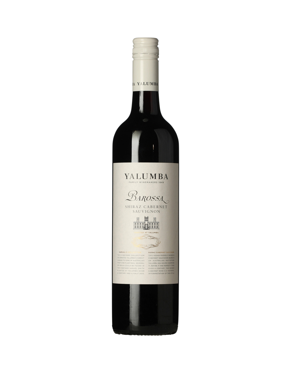 Yalumba Samuel's Collection Shiraz/Cabernet Sauvignon wine bottle