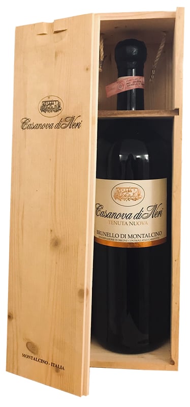 Casanova di Neri Brunello Tenuta Nuova 2020 Dobbelt Magnum i trækasse wine bottle