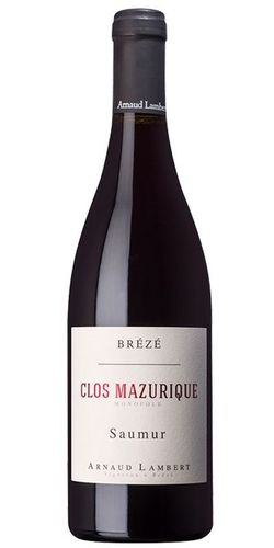 Arnaud Lambert, Saumur Clos Mazurique Rouge Brézé 2023 wine bottle