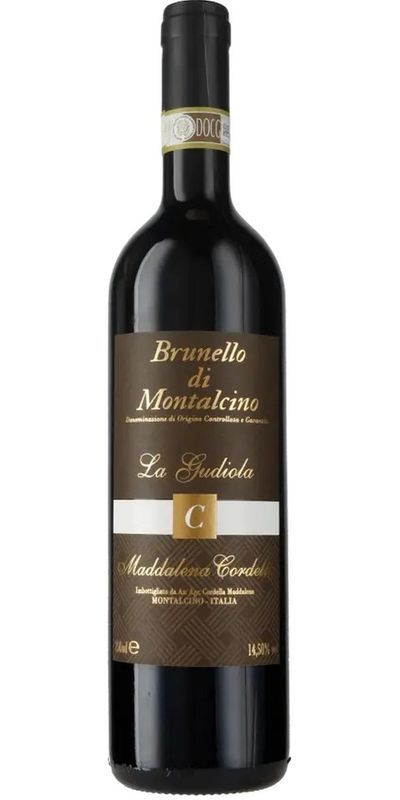 Cordella, Brunello di Montalcino La Guodiola 2020 Øko wine bottle