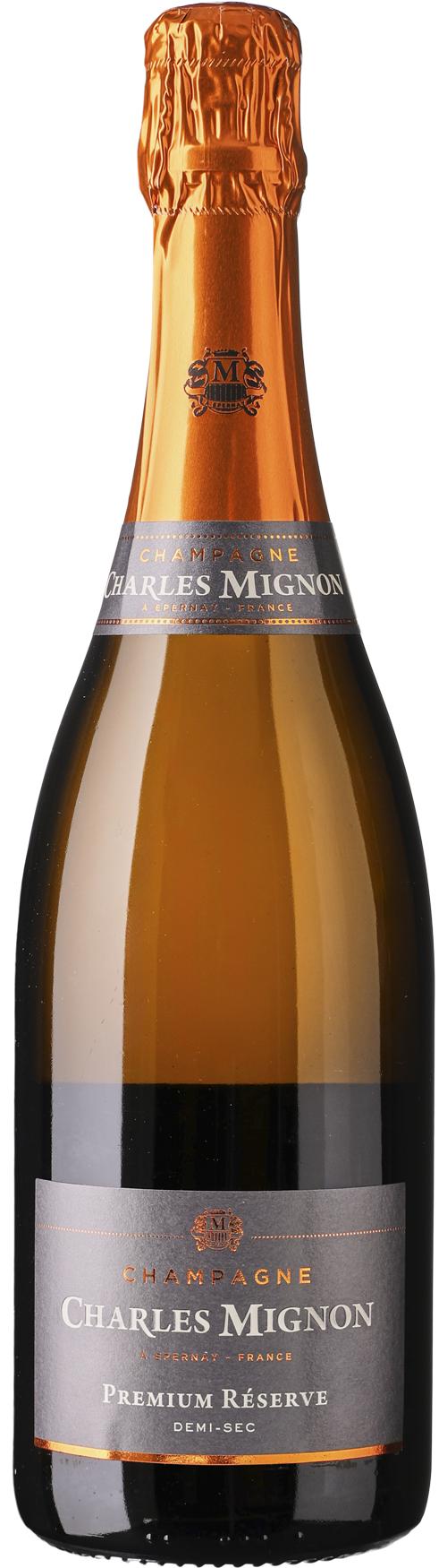 Charles Mignon 1. Cru Champagne Demi Sec wine bottle