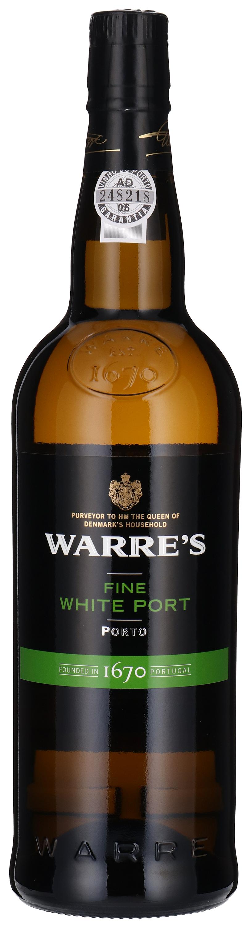 Fine White Port wine bottle