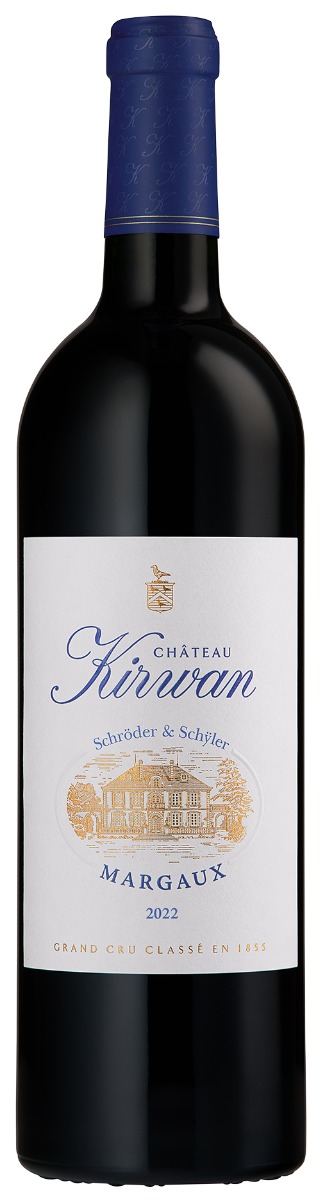 Chateau Kirwan 3. Cru Classe Margaux 2022 i trækasse wine bottle