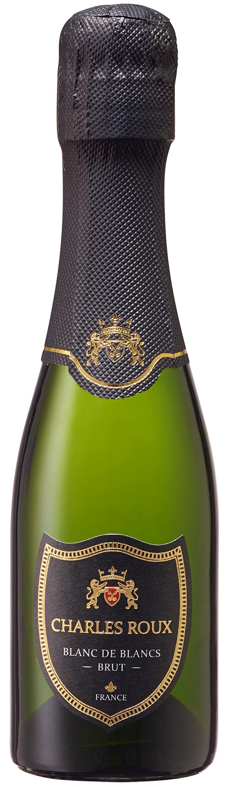 Charles Roux Blanc de Blancs Brut - Miniflaske 20 cl. wine bottle