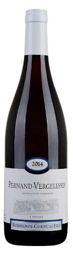 Rossignol-Cornu et Fils Pernand-Vergelesses 2014 wine bottle