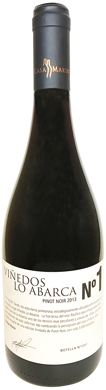 Casa Marin Lo Abarca Pinot Noir 2013 No.1 wine bottle