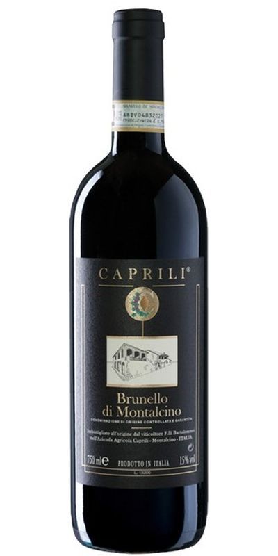 Caprili, Brunello di Montalcino 2021 wine bottle