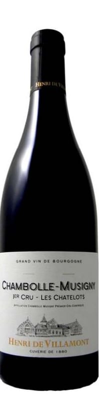 Henri de Villamont Chambolle-Musigny 1er Cru Les Chatelots 2019 wine bottle