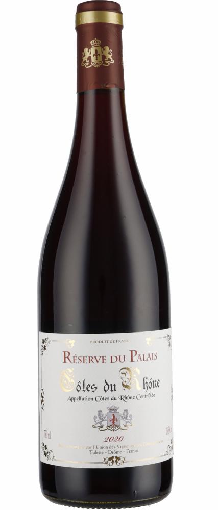 Côtes du Rhône Réserve du Palais, Cellier Dauphins wine bottle