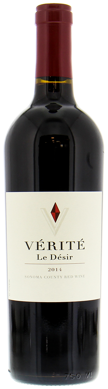 Verite Le Desir 2014 i trækasse wine bottle