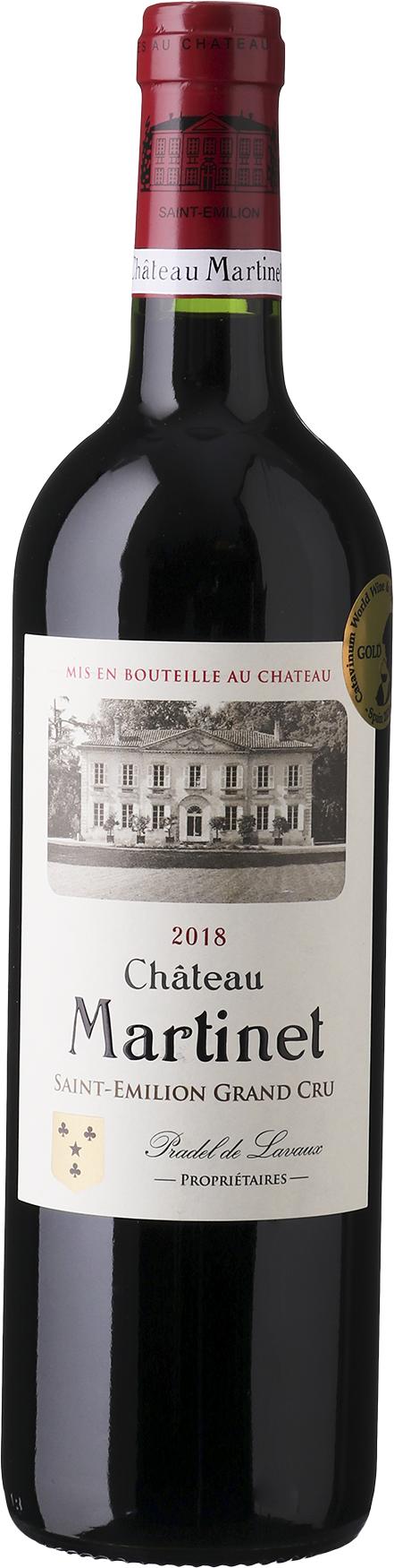 Château Martinet Saint-Emilion Grand Cru wine bottle