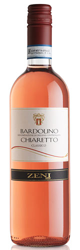 Zeni Bardolino Rosé Chiaretto Classico 2021 wine bottle
