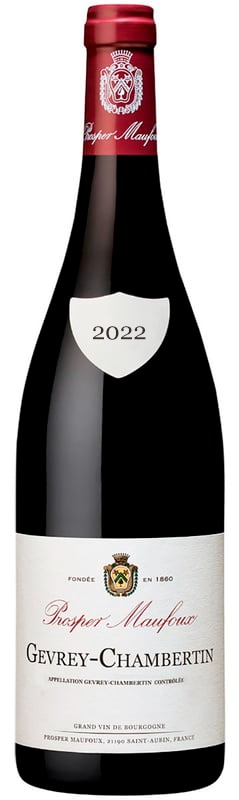 Prosper Maufoux Gevrey Chambertin 2022 wine bottle