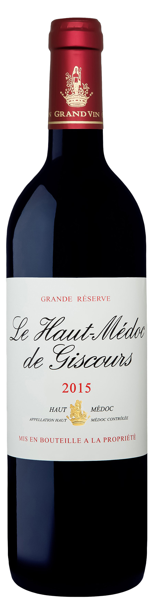 Le Haut Medoc De Giscours Haut-Medoc 2015 wine bottle