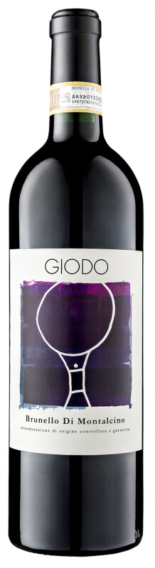 GIODO Brunello di Montalcino 2018 i original trækasse wine bottle