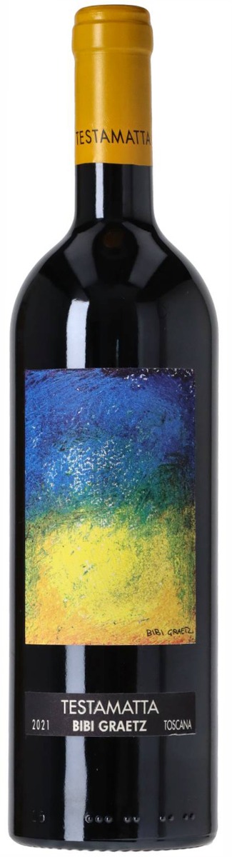Bibi Graetz Testamatta IGT Toscana Rosso 2021 i trækasse wine bottle