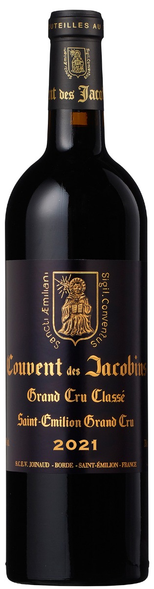 Couvent des Jacobins Saint-Emilion Grand Cru Classé 2021 ØKO i trækasse wine bottle