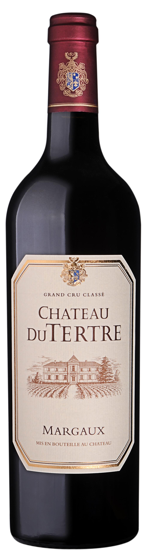 Chateau du Tertre Margaux 5. Cru Classé 2008 i trækasse wine bottle