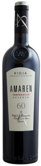 Bodegas Amaren Rioja Tempranillo Reserva "60" 2011 i trækasse wine bottle