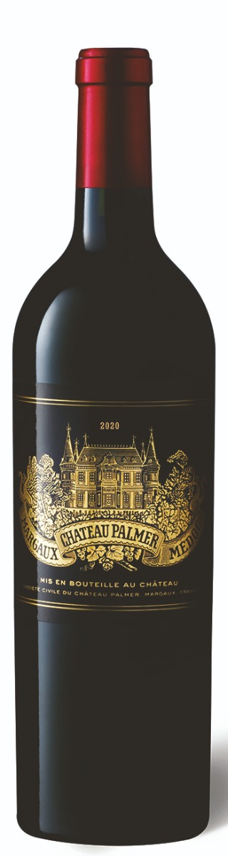 Chateau Palmer Mârgaux 3. Cru Classé 2020 i trækasse wine bottle