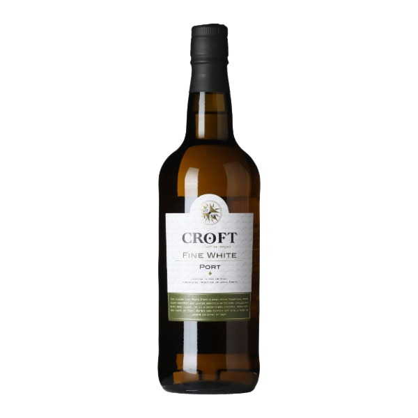 Croft Fine White Port wine bottle