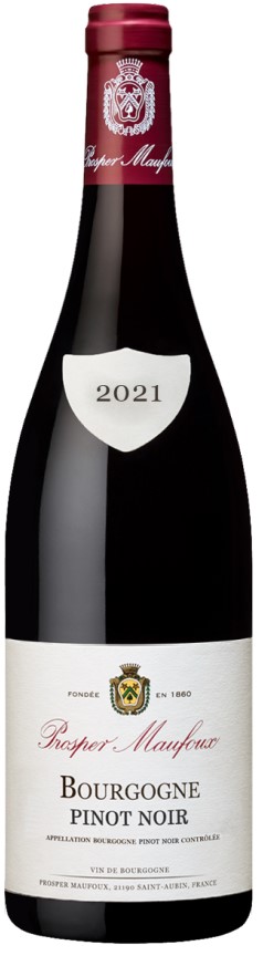 Prosper Maufoux Bourgogne Pinot Noir 2021 wine bottle