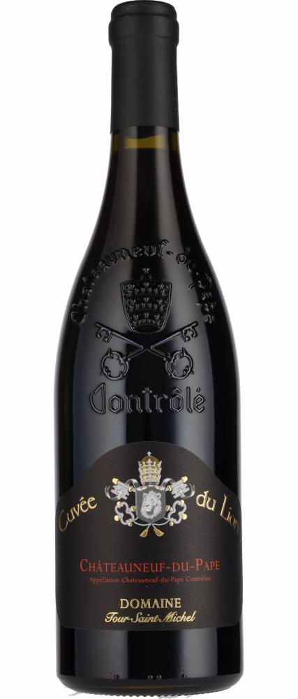 2020 Châteauneuf-du-Pape Cuvée du Lion Domaine Tour Saint Michel wine bottle