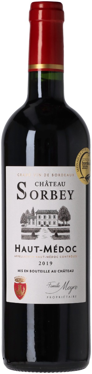 Château Sorbey Haut-Médoc 2019 wine bottle