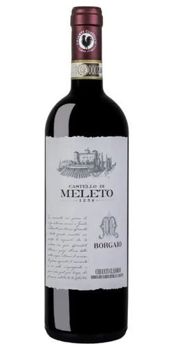 Castello di Meleto, Chianti Classico Borgaio 2021 Øko wine bottle