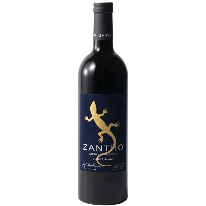 Zantho Merlot Reserve 2021 wine bottle