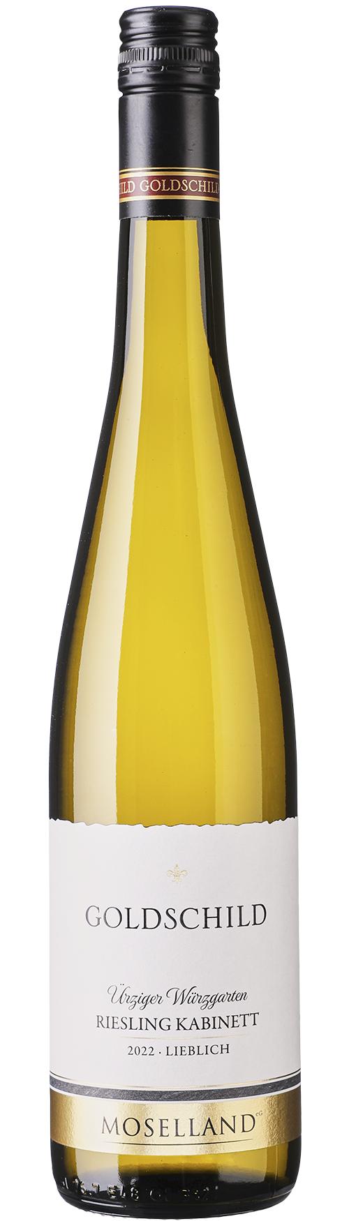 Moselland Goldschild Riesling Kabinett, Single Vineyard, Ürziger Würzgarten wine bottle