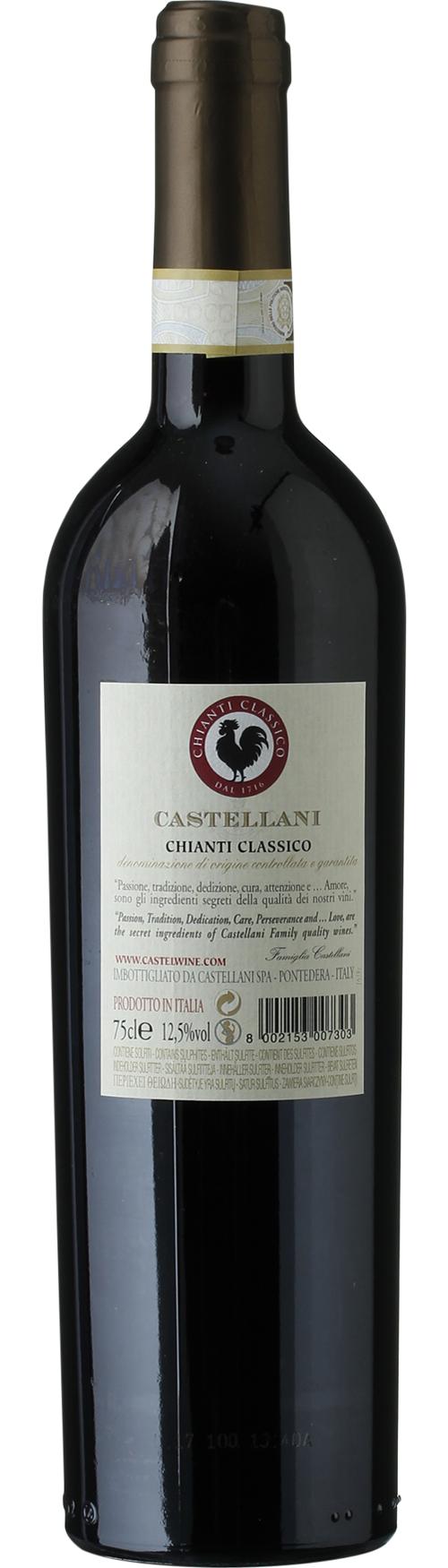 Castellani Chianti Classico wine bottle