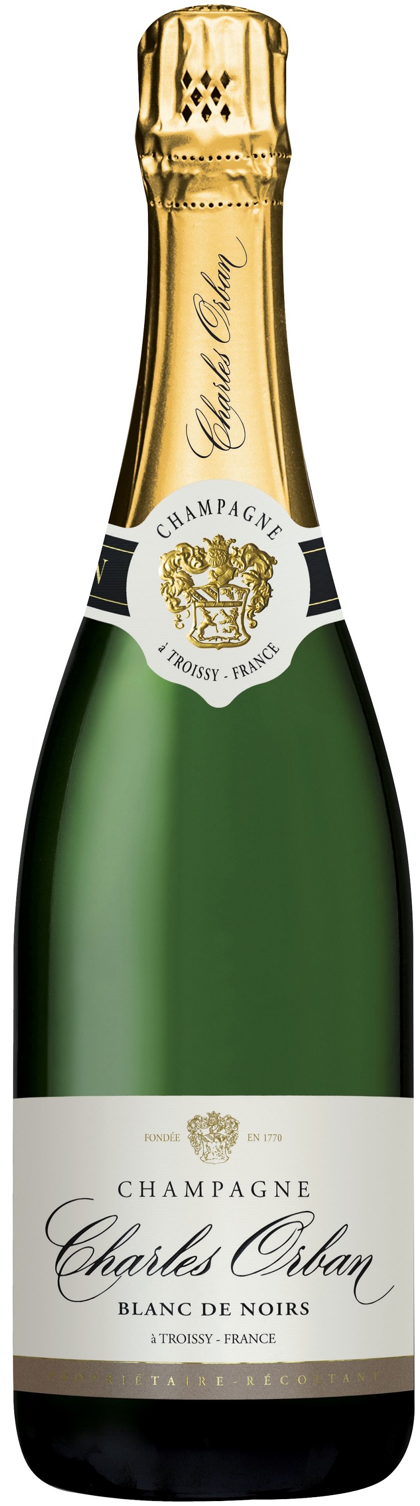 Charles Orban Champagne Blanc de Noirs Brut wine bottle