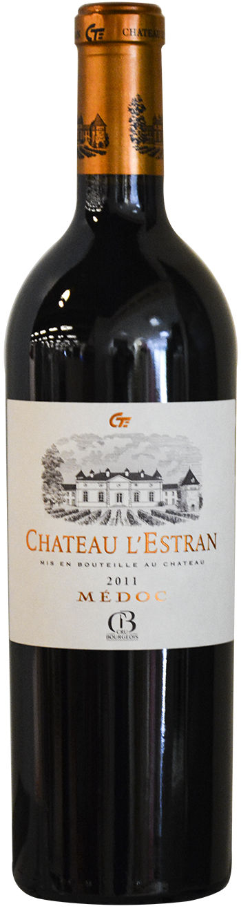 Chateau L'estran 2011 Medoc wine bottle