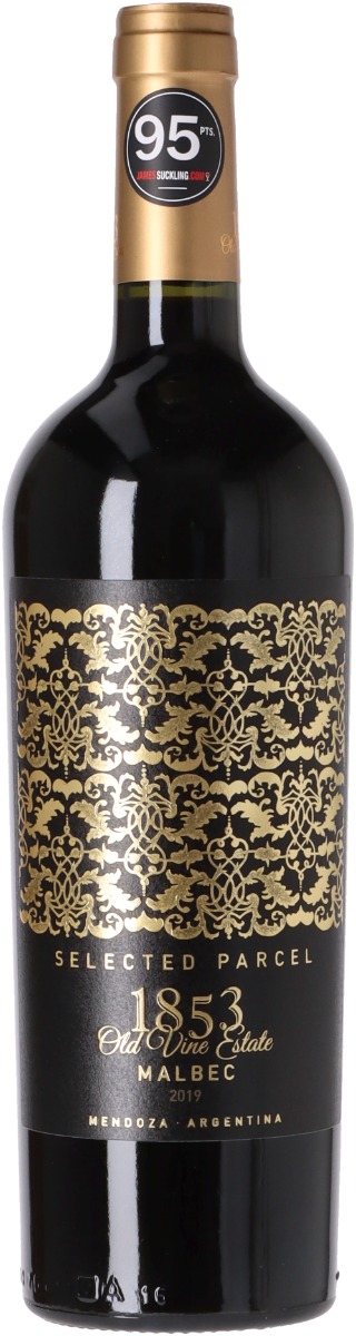 1853 Old Vine Estate Malbec Selected Parcel 2019 wine bottle